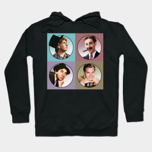 The Four Marx Brothers 4-Color Quad Hoodie